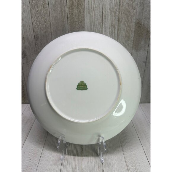 Vtg Toscport Fine China Dessert Salad Plate 10'' Fruit Design Czechoslovakia - Picture 2 of 5